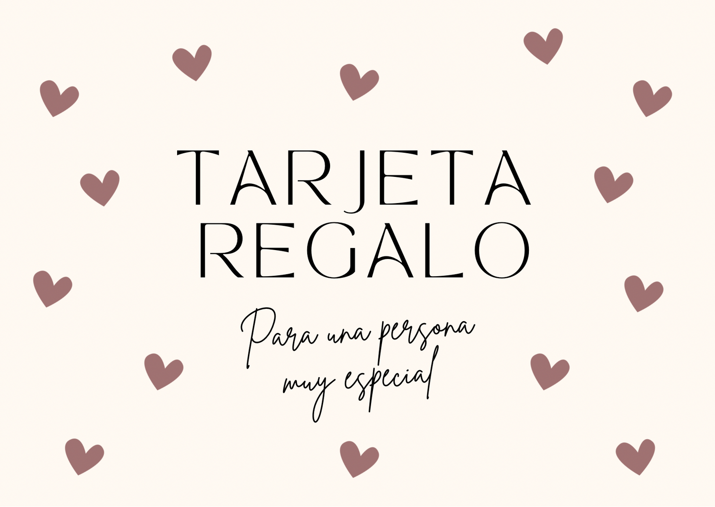 Tarjeta Regalo
